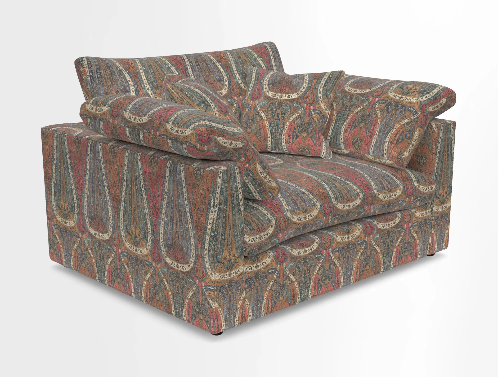 Big Softie Straight Arm Snuggler in Two Tone Plain Biscuit
