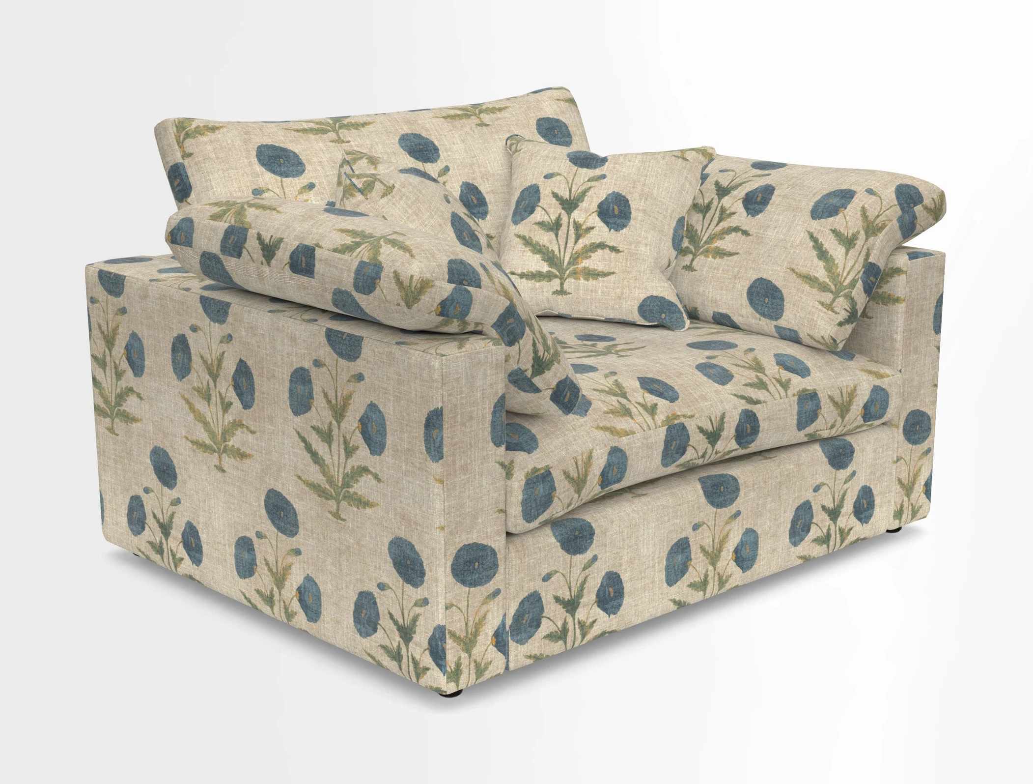 Big Softie Straight Arm Snuggler in Two Tone Plain Biscuit