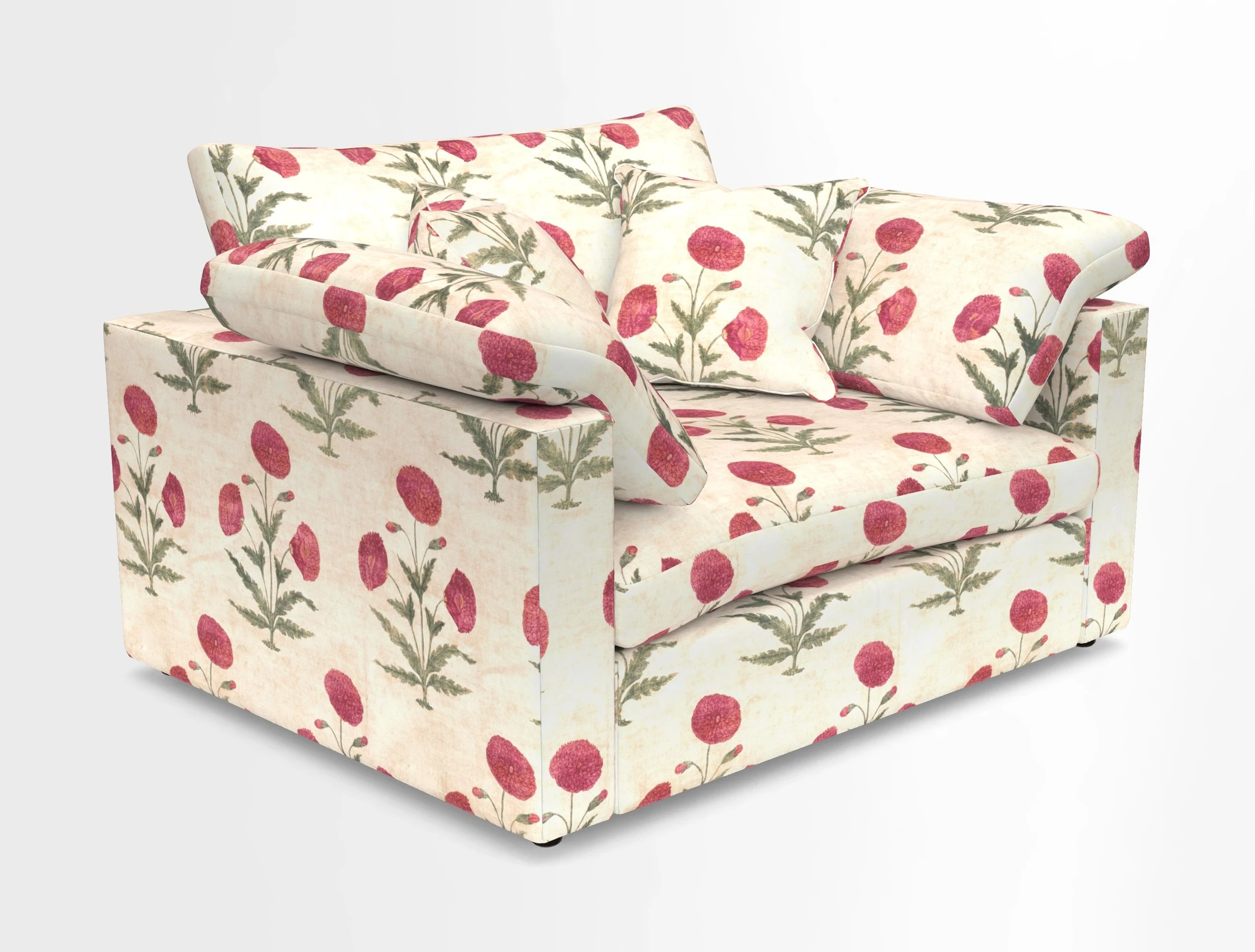 Big Softie Straight Arm Snuggler in Two Tone Plain Biscuit