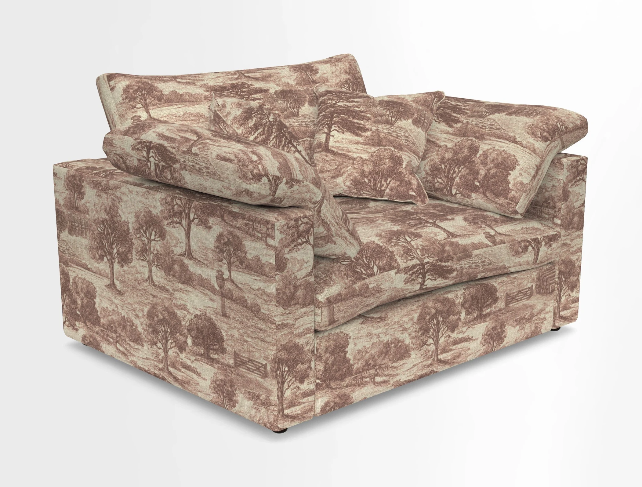 Big Softie Straight Arm Snuggler in Two Tone Plain Biscuit