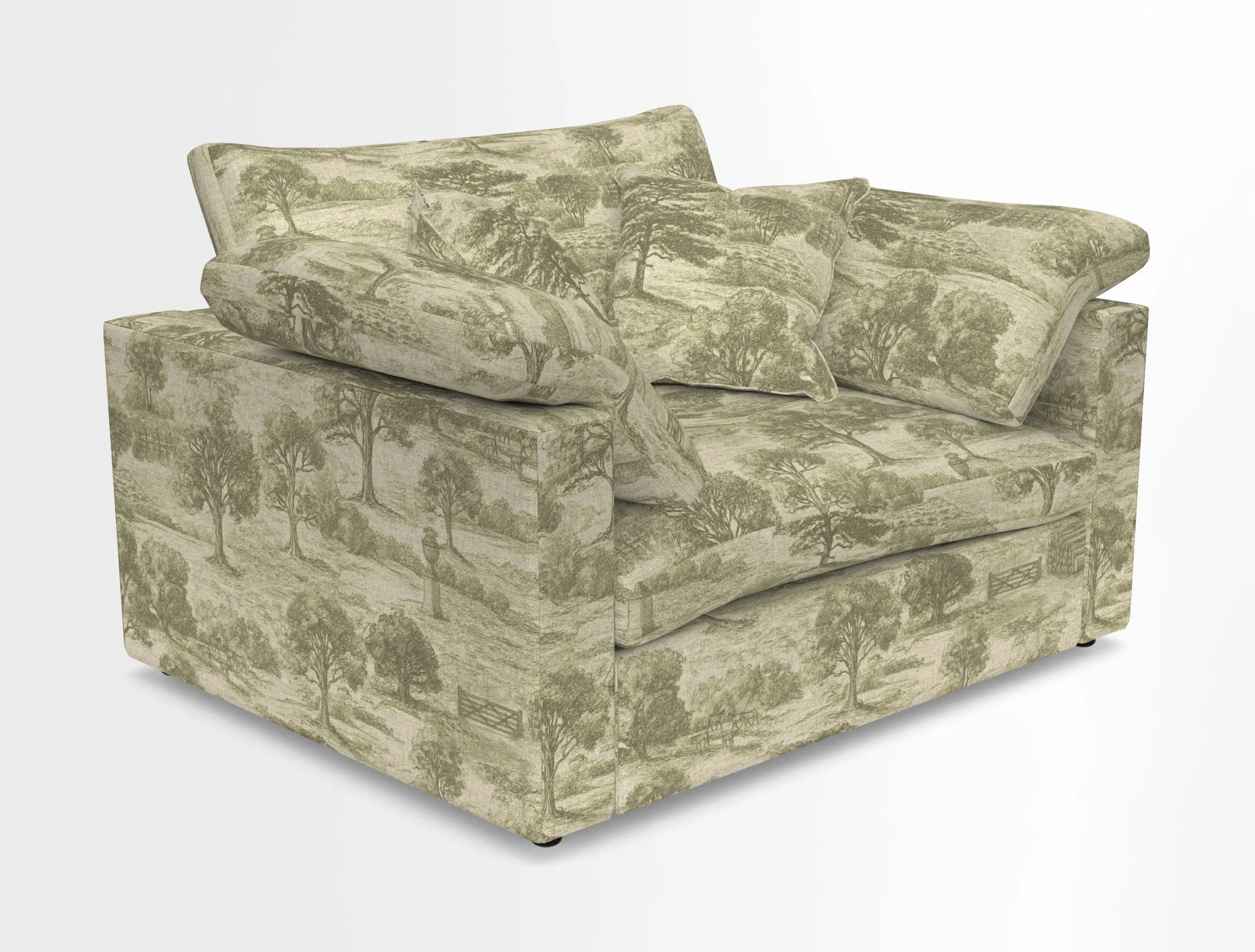 Big Softie Straight Arm Snuggler in Two Tone Plain Biscuit