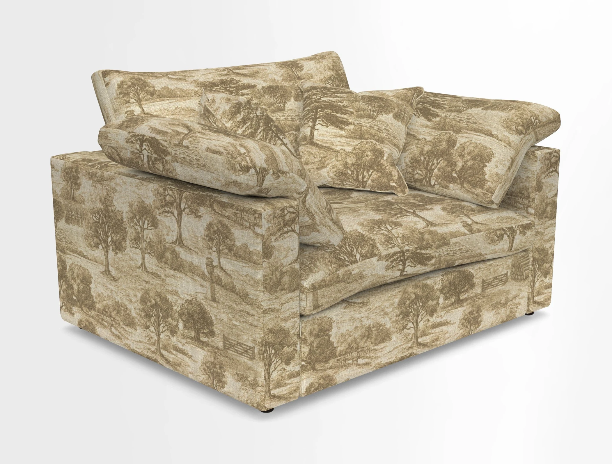 Big Softie Straight Arm Snuggler in Two Tone Plain Biscuit