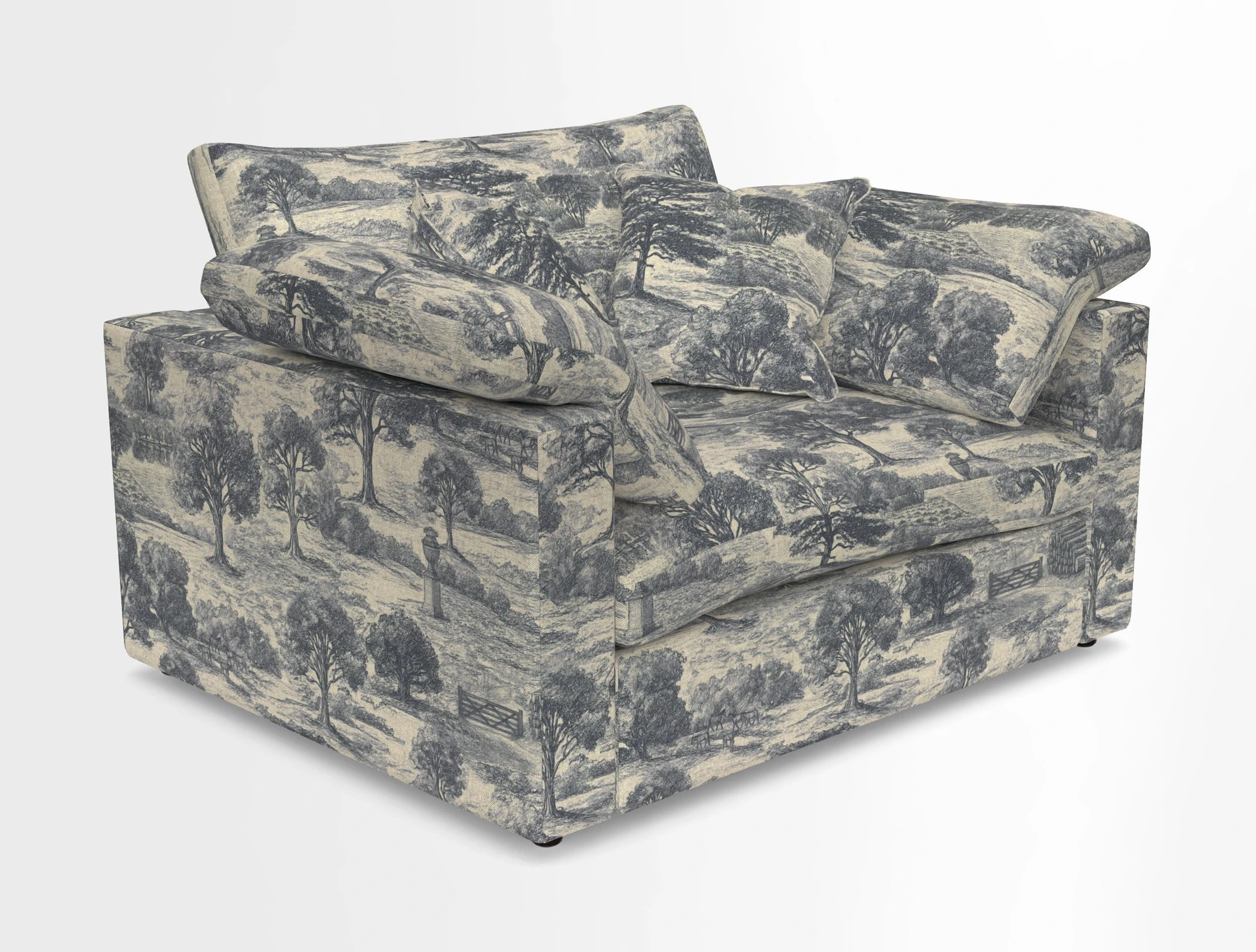 Big Softie Straight Arm Snuggler in Two Tone Plain Biscuit