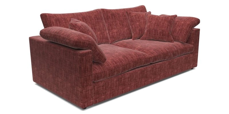 Big Softie Straight Arm 3 Seater Sofa in Sahara Chalk