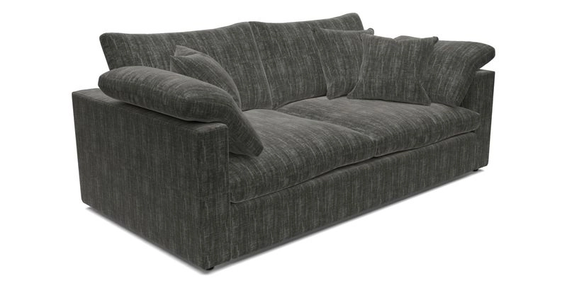 Big Softie Straight Arm 3 Seater Sofa in Sahara Chalk