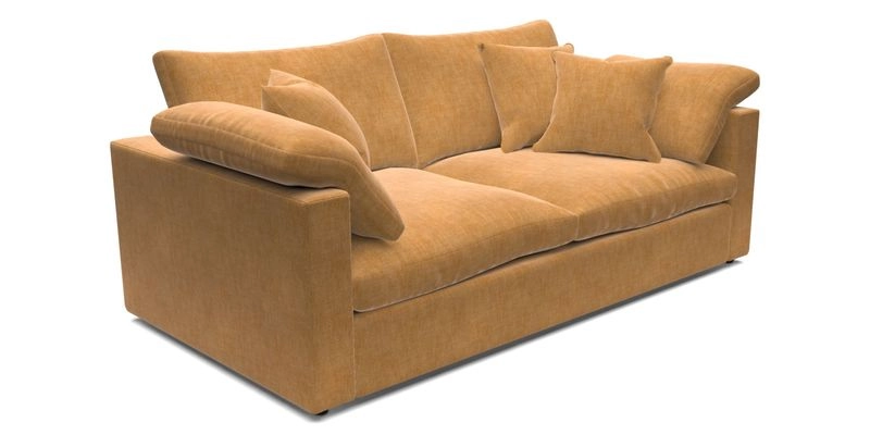 Big Softie Straight Arm 3 Seater Sofa in Sahara Chalk