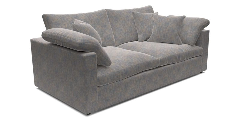 Big Softie Straight Arm 3 Seater Sofa in Sahara Chalk