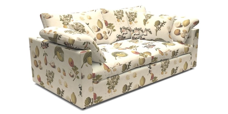 Big Softie Straight Arm 3 Seater Sofa in Sahara Chalk