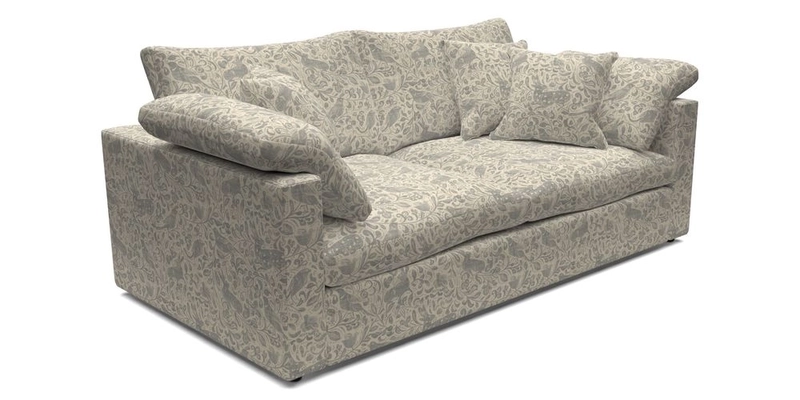 Big Softie Straight Arm 3 Seater Sofa in Sahara Chalk