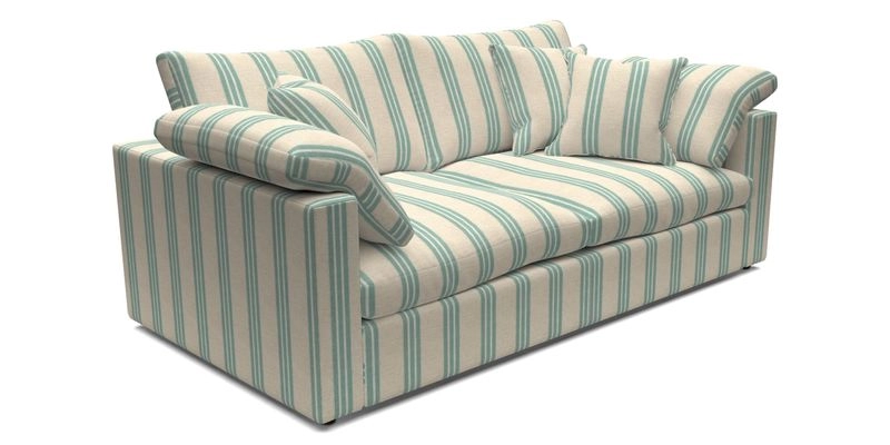 Big Softie Straight Arm 3 Seater Sofa in Sahara Chalk