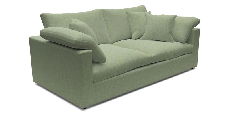 Big Softie Straight Arm 3 Seater Sofa in Sahara Chalk