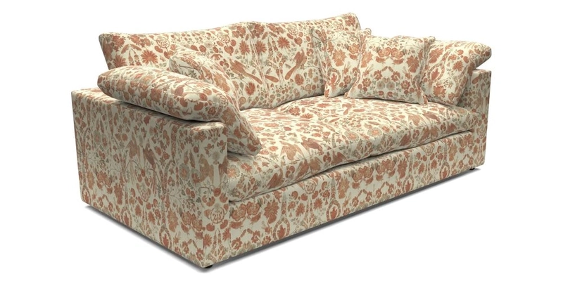 Big Softie Straight Arm 3 Seater Sofa in Sahara Chalk