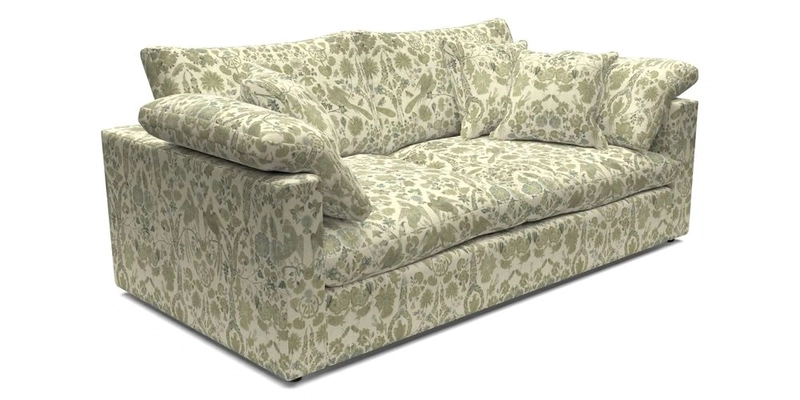 Big Softie Straight Arm 3 Seater Sofa in Sahara Chalk