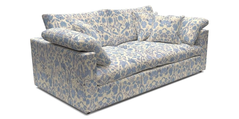 Big Softie Straight Arm 3 Seater Sofa in Sahara Chalk