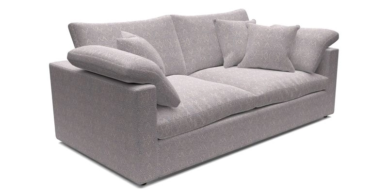 Big Softie Straight Arm 3 Seater Sofa in Sahara Chalk