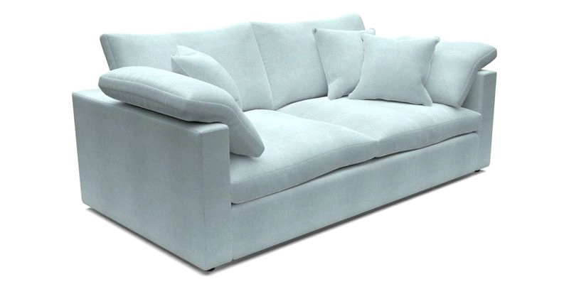 Big Softie Straight Arm 3 Seater Sofa in Sahara Chalk