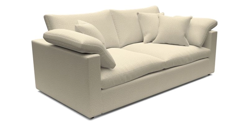 Big Softie Straight Arm 3 Seater Sofa in Sahara Chalk