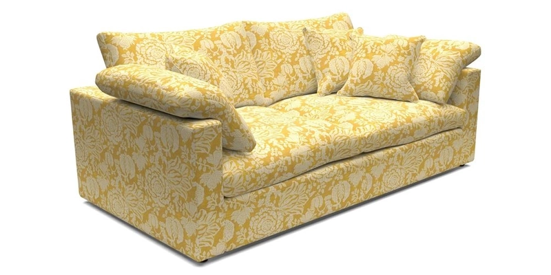 Big Softie Straight Arm 3 Seater Sofa in Sahara Chalk