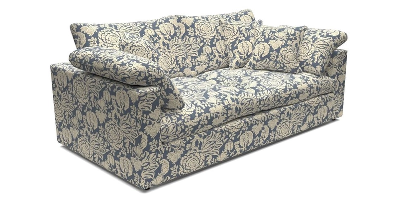 Big Softie Straight Arm 3 Seater Sofa in Sahara Chalk