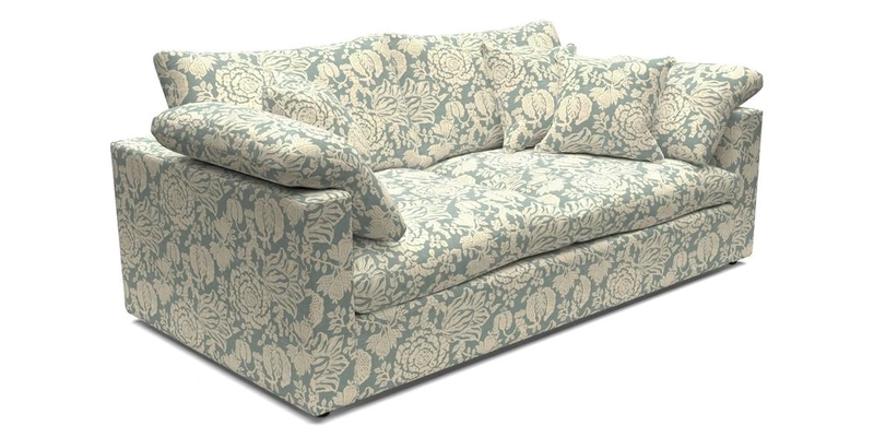 Big Softie Straight Arm 3 Seater Sofa in Sahara Chalk