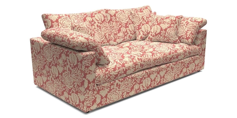 Big Softie Straight Arm 3 Seater Sofa in Sahara Chalk