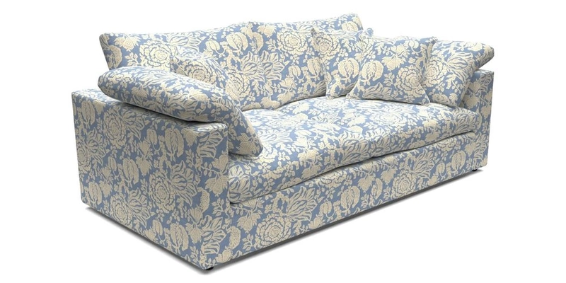 Big Softie Straight Arm 3 Seater Sofa in Sahara Chalk