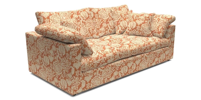 Big Softie Straight Arm 3 Seater Sofa in Sahara Chalk