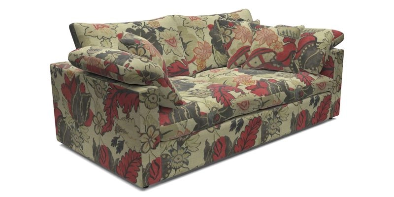 Big Softie Straight Arm 3 Seater Sofa in Sahara Chalk