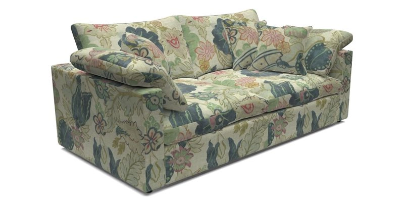 Big Softie Straight Arm 3 Seater Sofa in Sahara Chalk