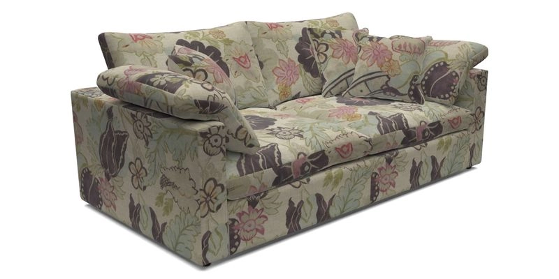 Big Softie Straight Arm 3 Seater Sofa in Sahara Chalk