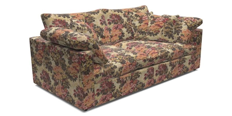 Big Softie Straight Arm 3 Seater Sofa in Sahara Chalk