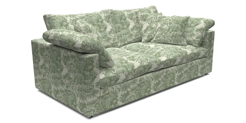 Big Softie Straight Arm 3 Seater Sofa in Sahara Chalk