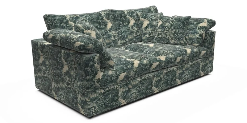 Big Softie Straight Arm 3 Seater Sofa in Sahara Chalk