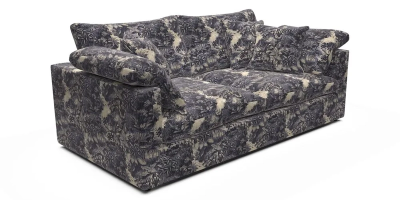 Big Softie Straight Arm 3 Seater Sofa in Sahara Chalk