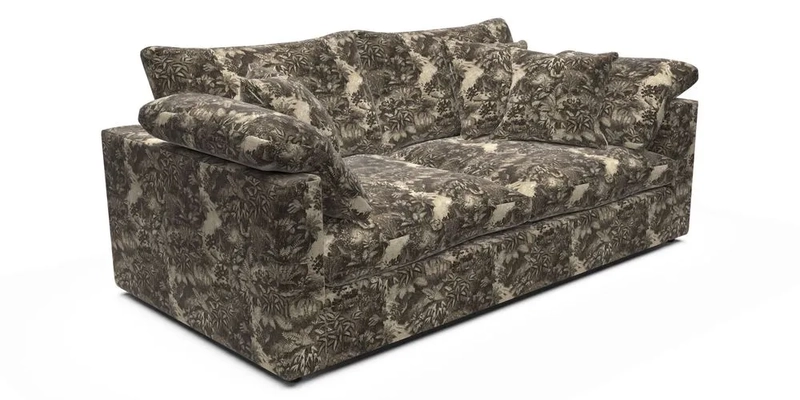 Big Softie Straight Arm 3 Seater Sofa in Sahara Chalk