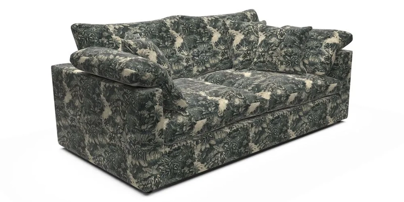 Big Softie Straight Arm 3 Seater Sofa in Sahara Chalk