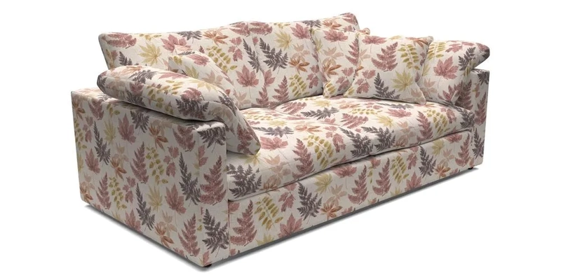 Big Softie Straight Arm 3 Seater Sofa in Sahara Chalk