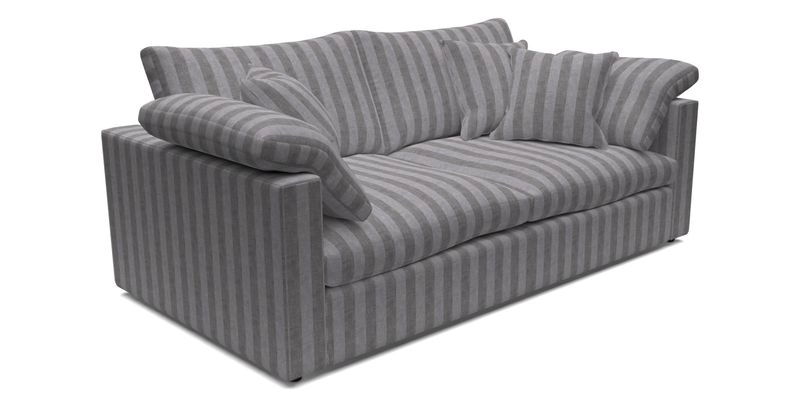 Big Softie Straight Arm 3 Seater Sofa in Sahara Chalk