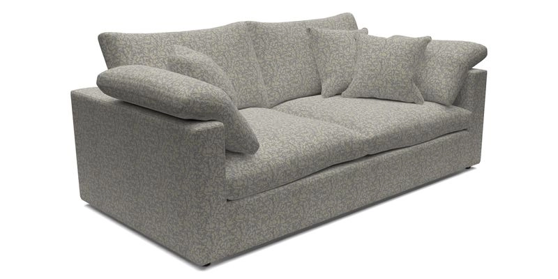 Big Softie Straight Arm 3 Seater Sofa in Sahara Chalk