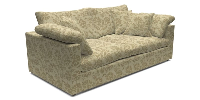 Big Softie Straight Arm 3 Seater Sofa in Sahara Chalk