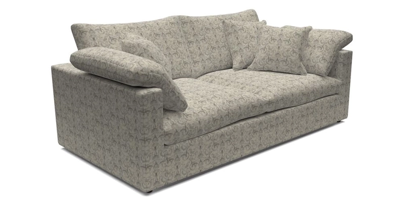 Big Softie Straight Arm 3 Seater Sofa in Sahara Chalk