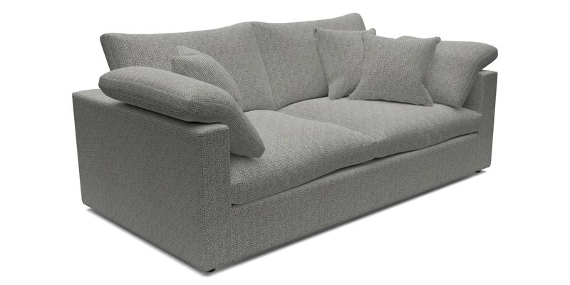 Big Softie Straight Arm 3 Seater Sofa in Sahara Chalk