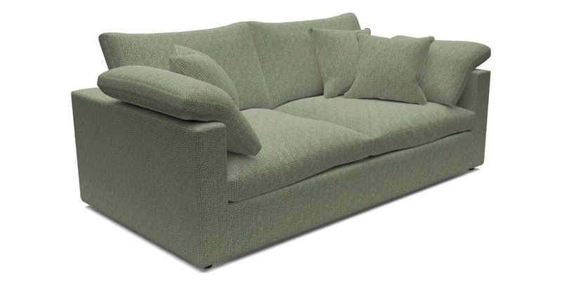 Big Softie Straight Arm 3 Seater Sofa in Sahara Chalk