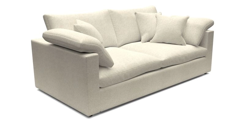 Big Softie Straight Arm 3 Seater Sofa in Sahara Chalk