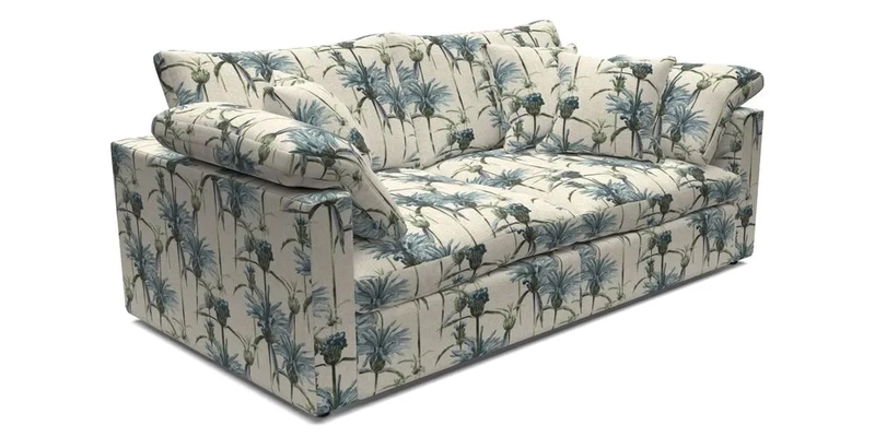 Big Softie Straight Arm 3 Seater Sofa in Sahara Chalk