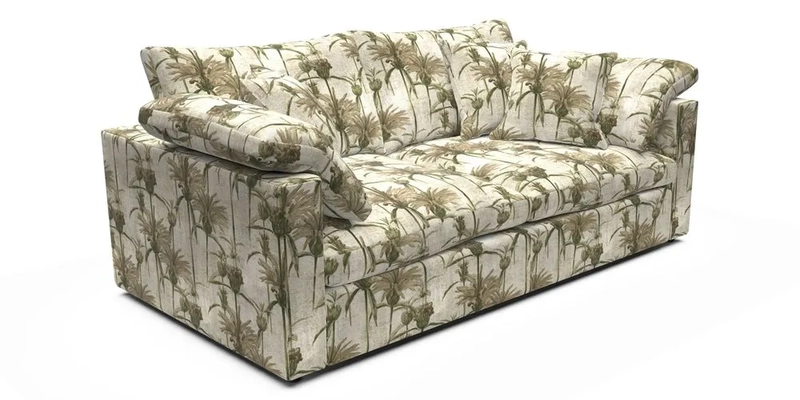 Big Softie Straight Arm 3 Seater Sofa in Sahara Chalk