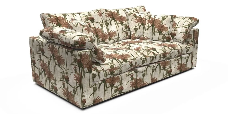 Big Softie Straight Arm 3 Seater Sofa in Sahara Chalk