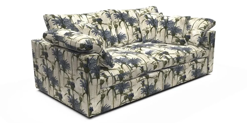 Big Softie Straight Arm 3 Seater Sofa in Sahara Chalk