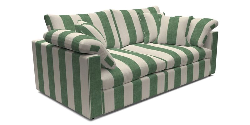 Big Softie Straight Arm 3 Seater Sofa in Sahara Chalk