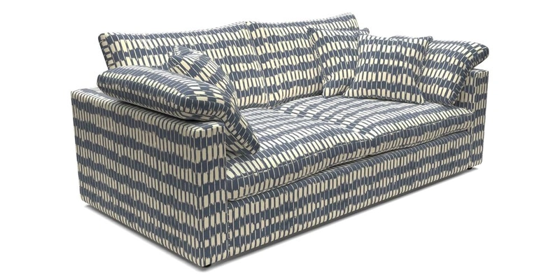 Big Softie Straight Arm 3 Seater Sofa in Sahara Chalk